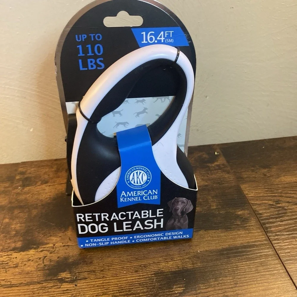 American Kennel Club Retractable Dog Leash 16.4ft Up to 110lbs